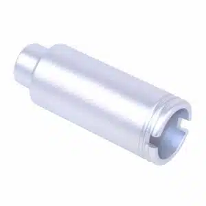 Anodized Clear AR-15 Slim Line Cone Flash Can