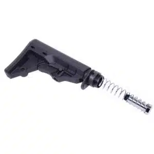AR-15 .308 Cal T.E.S. Tactical Entry Stock with buffer tube, chrome recoil spring, and end plate