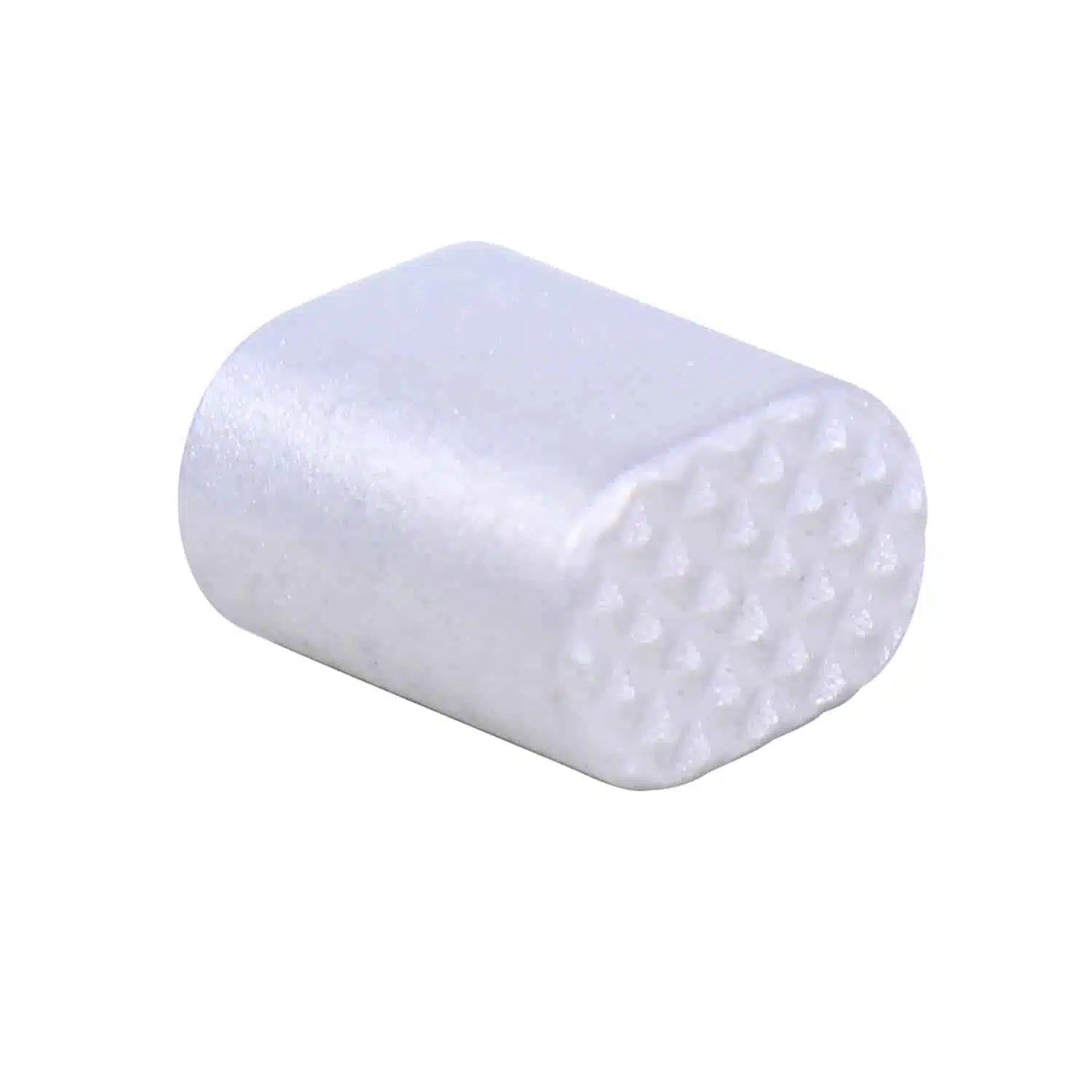 Unfinished AR-15 extended mag button with knurled grooves