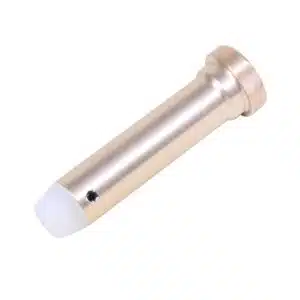 Mil-Spec Car Buffer with champagne gold aluminum body and white neoprene head