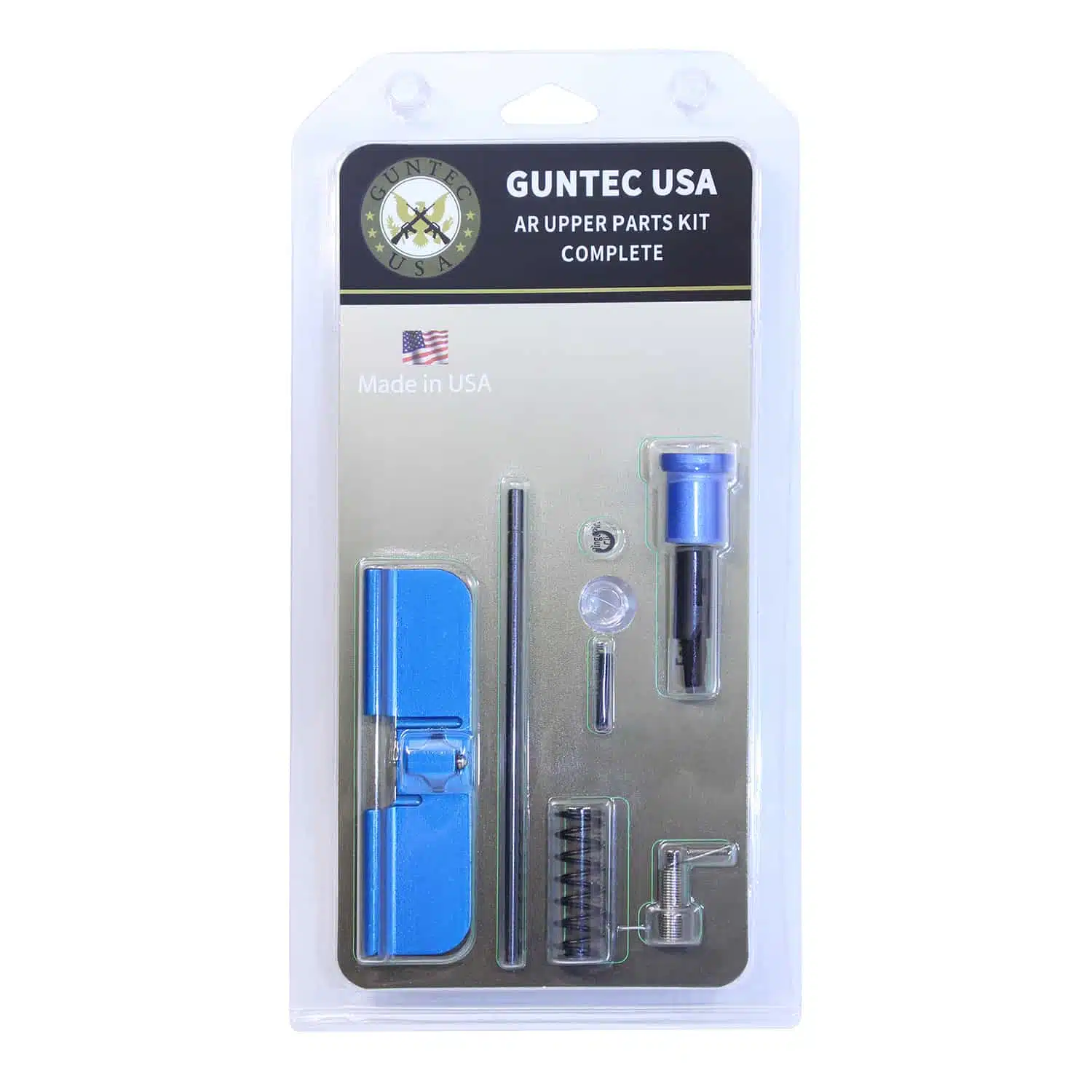 AR-15 Upper Completion Kit with Gen 3 Dust Cover in Anodized Blue Finish