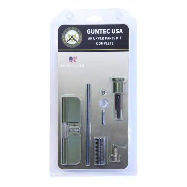 Guntec USA AR Upper Parts Kit for AR-style rifles, complete in clear blister packaging.