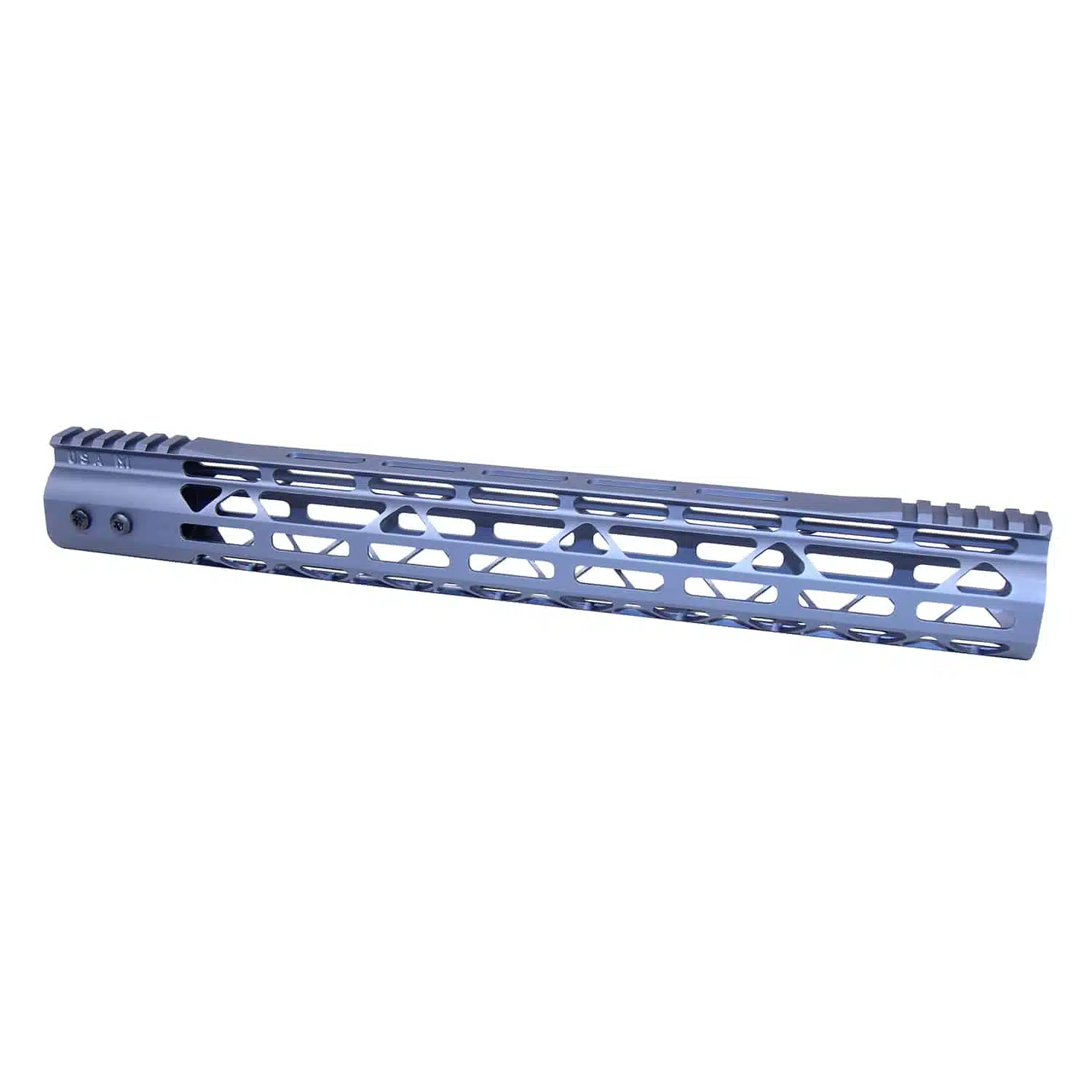 15 inch Mod Lite Skeletonized M-LOK free floating handguard in anodized grey finish