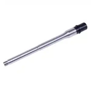 12.5" .308 Cal 1:10 Twist 4150 Barrel (Stainless) with black gas block and threaded muzzle