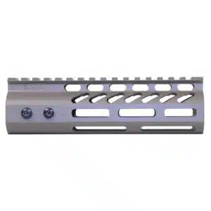 Flat Dark Earth M-LOK free floating handguard with monolithic top rail and USA marking