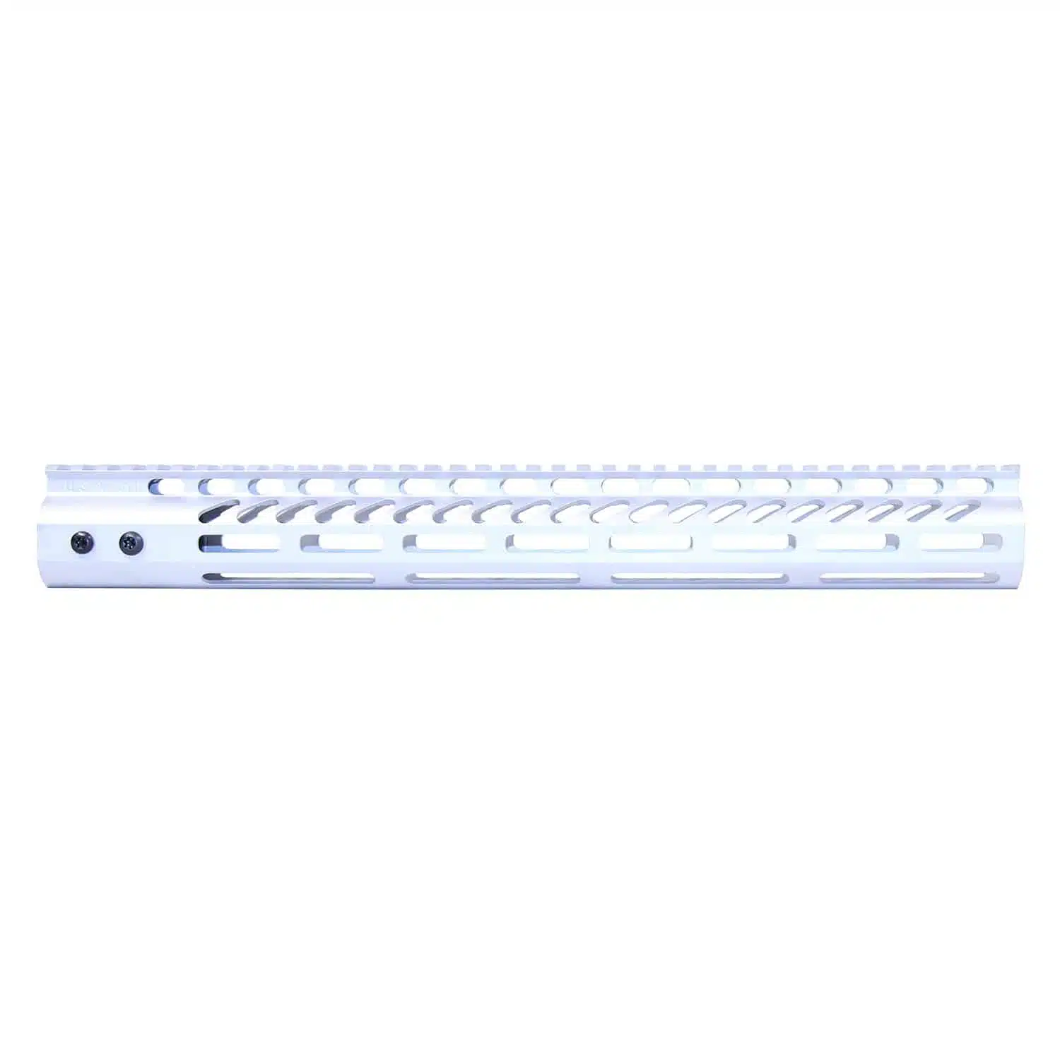 Unfinished 15-inch M-LOK free floating handguard with monolithic top rail and T6 aluminum body.