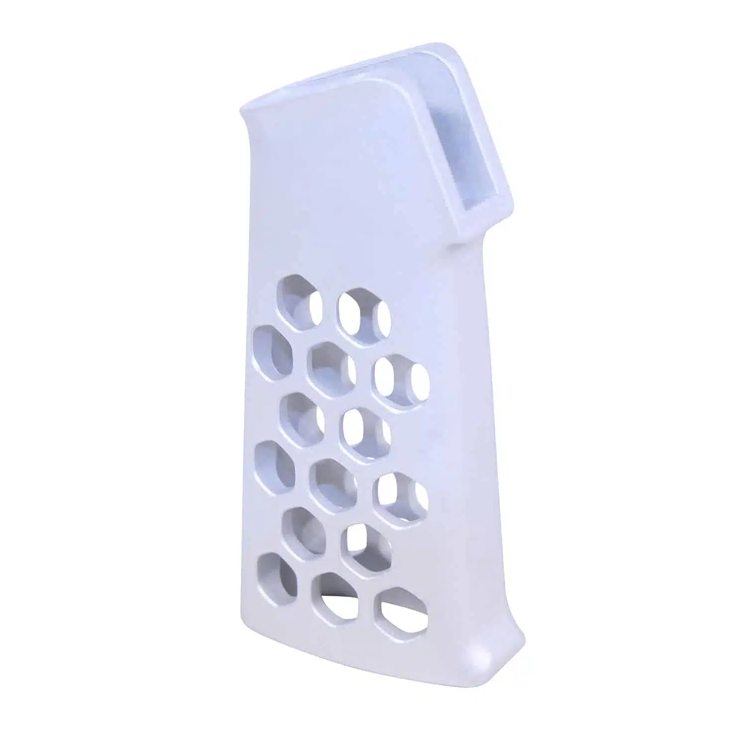 Airlite Series skeletonized aluminum pistol grip in raw blasted finish