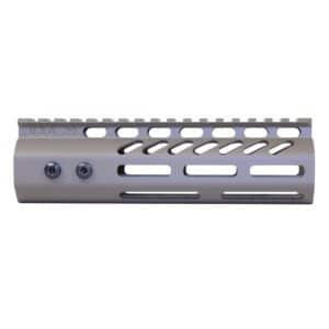 7 inch Flat Dark Earth M-LOK handguard with monolithic top rail and visible mounting screws