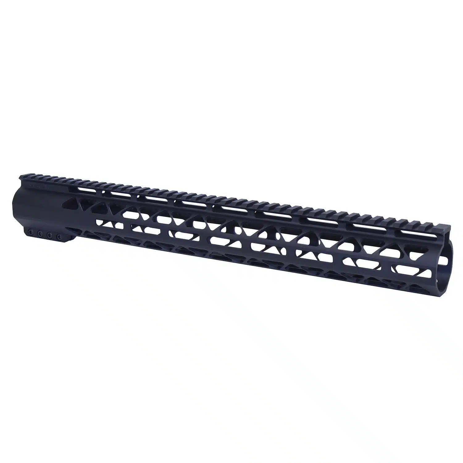 Anodized black 16.5 inch AIR-LOK handguard with M-LOK slots and monolithic top rail