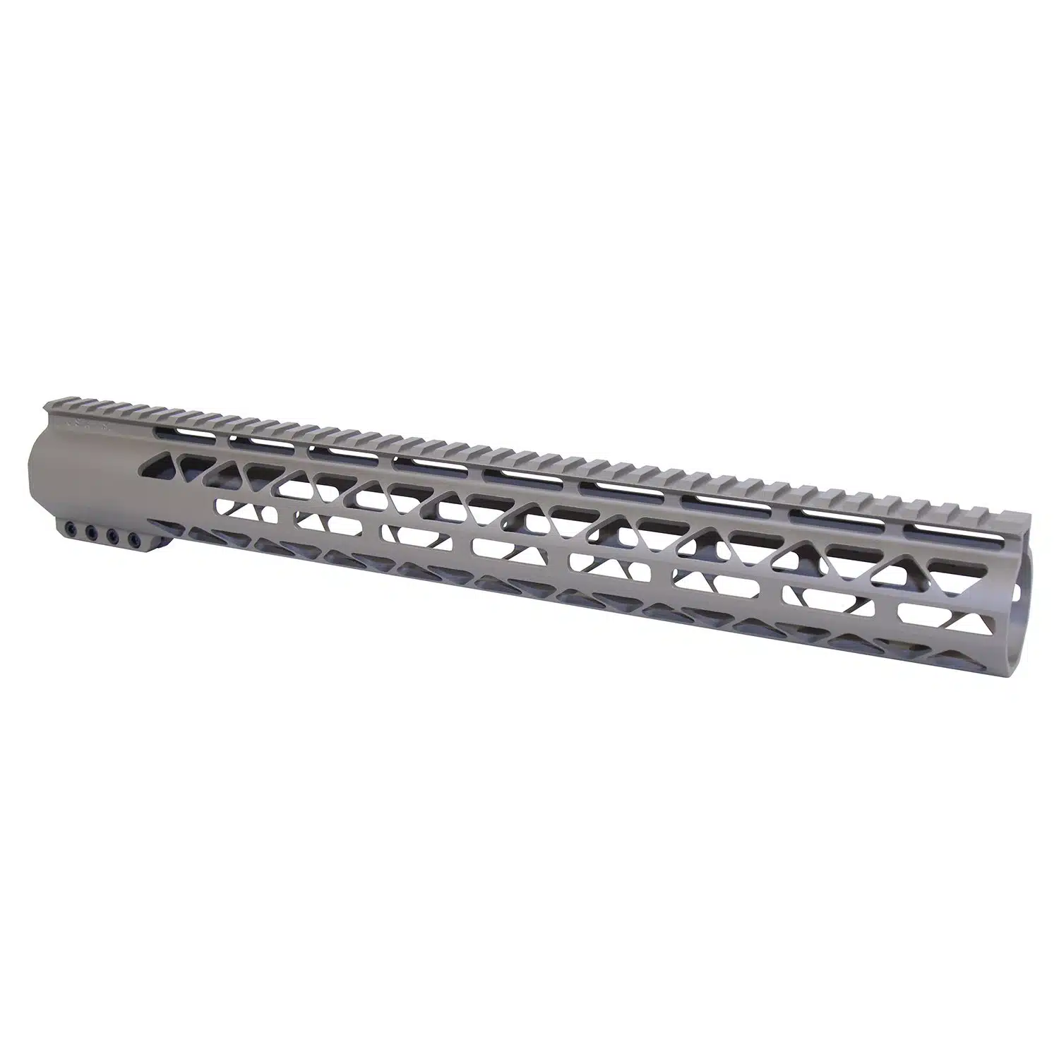 16.5 inch AIR-LOK M-LOK handguard with monolithic top rail in anodized black finish