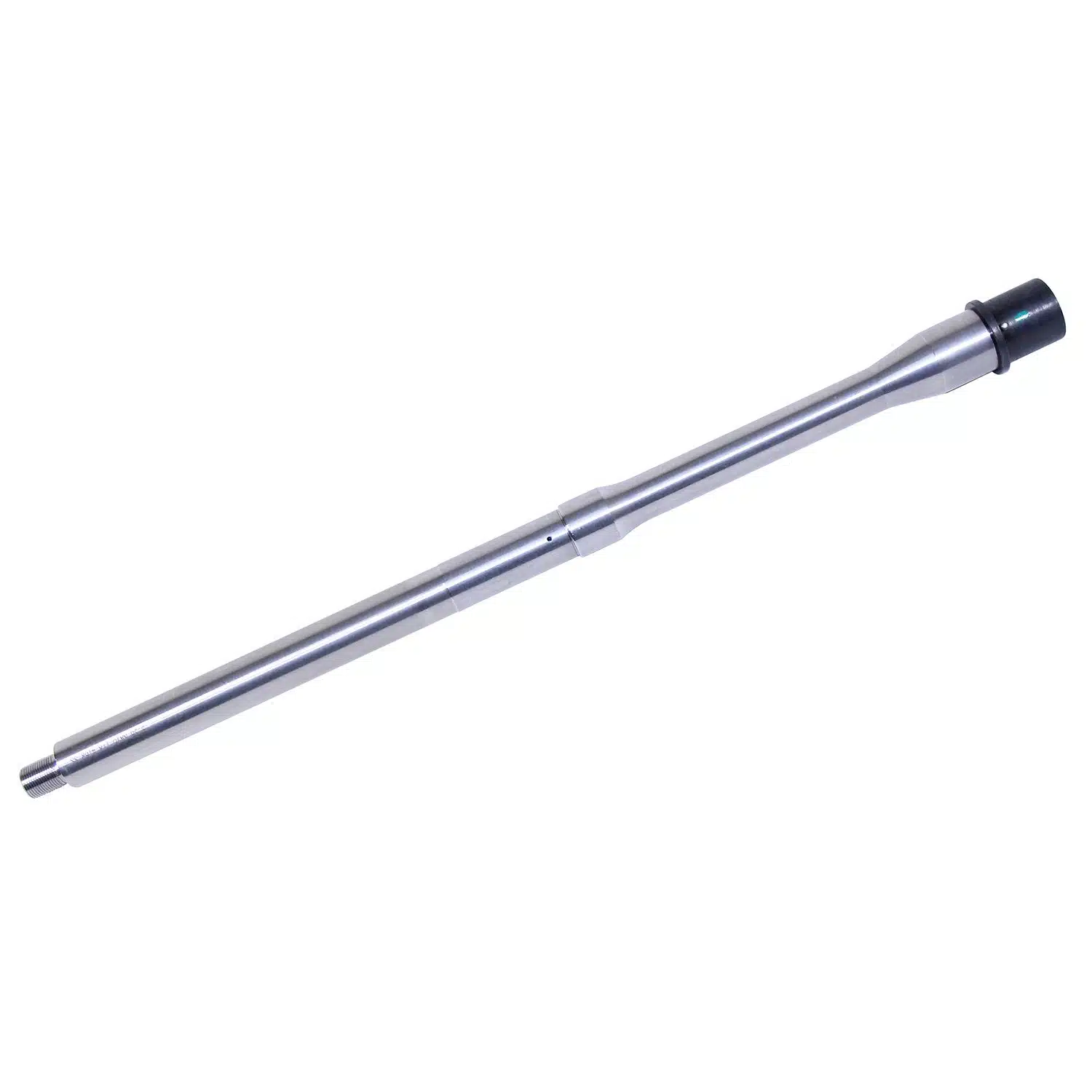 16 inch 5.56mm M4 barrel with stainless finish and spiral engravings