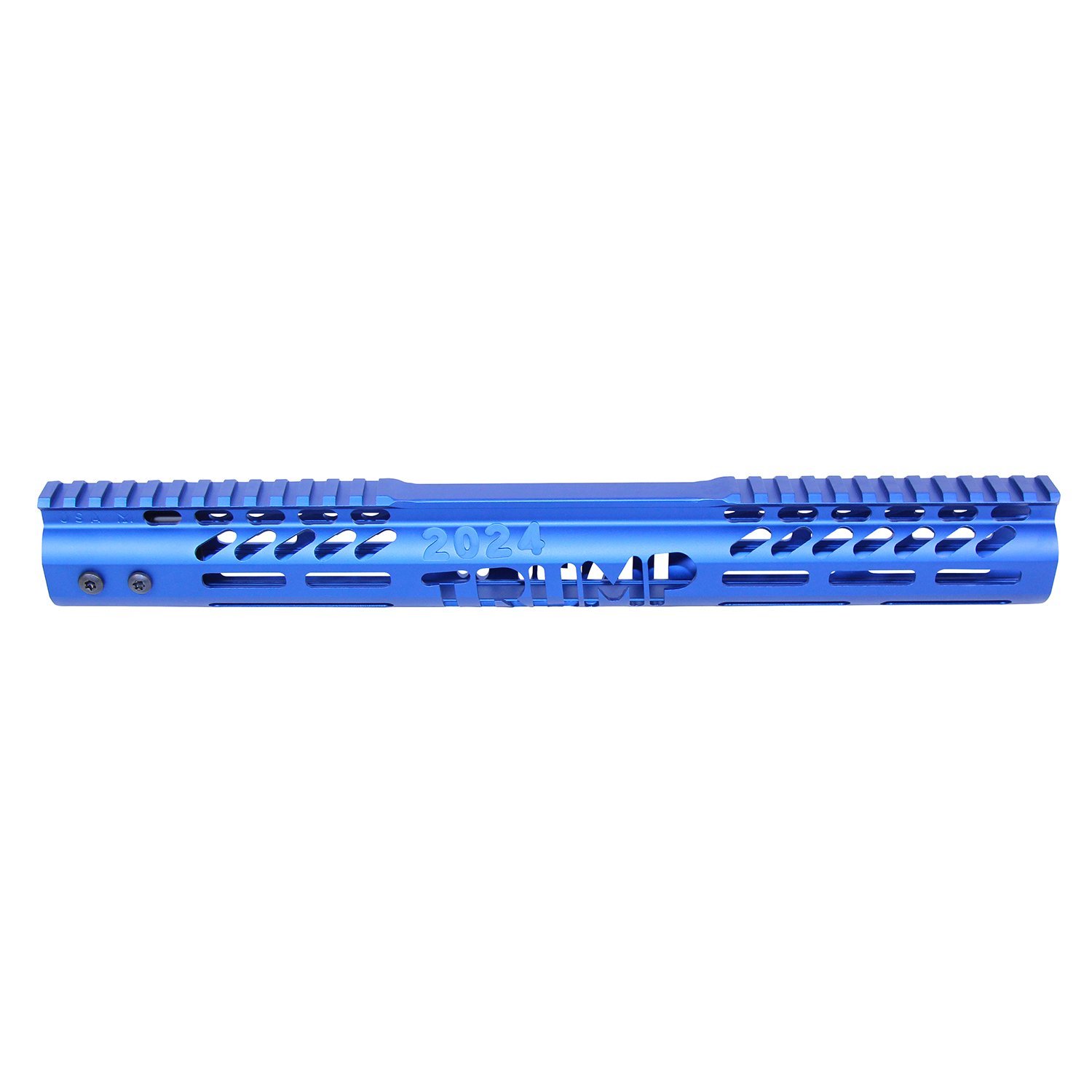 15" Trump Series M-LOK Free Floating Handguard in Anodized Blue