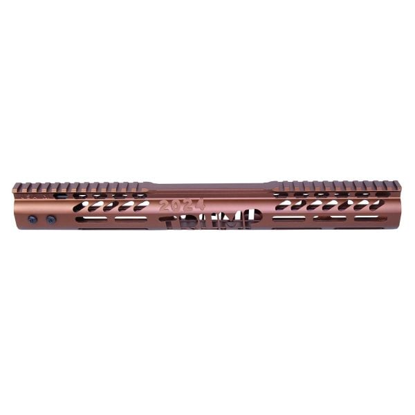 15" Trump Series M-LOK Free Floating Handguard in Anodized Bronze