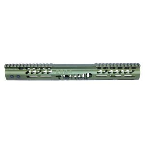 15" Trump Series M-LOK Free Floating Handguard in Anodized Green