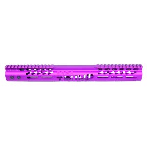 15" Trump Series M-LOK Free Floating Handguard in Anodized Purple