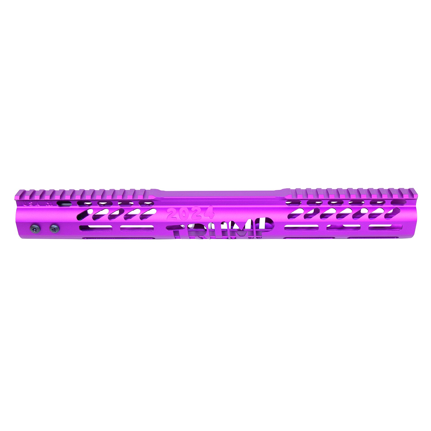 15" Trump Series M-LOK Free Floating Handguard in Anodized Purple