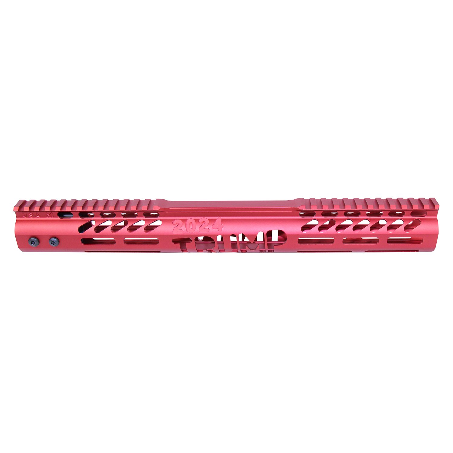 15" Trump Series M-LOK Free Floating Handguard in Anodized Red