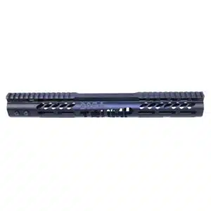 15 Trump Series M-LOK Handguard: Anodized Black, lightweight, and customizable for AR-style rifles.
