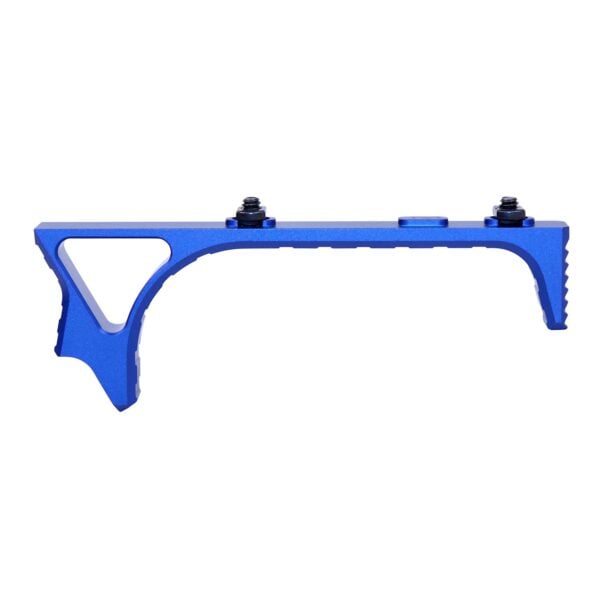 Long Minimalist Angled Grip For M-LOK in Anodized Blue - Image 2