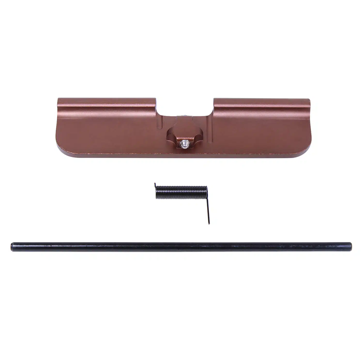 Anodized Bronze AR-10 / LR-308 Ejection Port Dust Cover Assembly with spring and rod