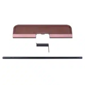 Anodized Bronze AR-10 / LR-308 Ejection Port Dust Cover Assembly with rod and spring