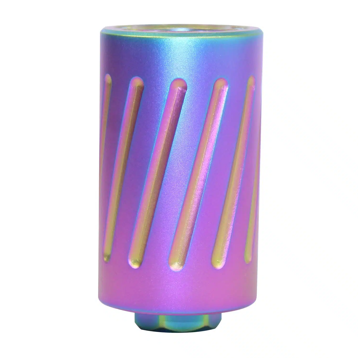 Rainbow PVD Coated AR-15 Muzzle Comp with QD Blast Shield