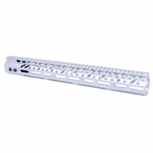16.5" Anodized Clear M-LOK free floating handguard with monolithic top rail for .308 caliber