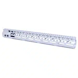 16.5" Anodized Clear M-LOK free floating handguard with monolithic top rail for .308 caliber