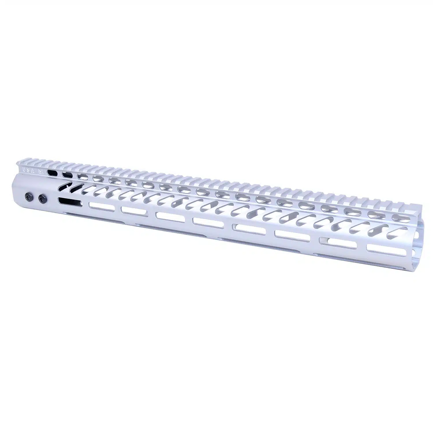 16.5" Anodized Clear M-LOK free floating handguard with monolithic top rail for .308 caliber