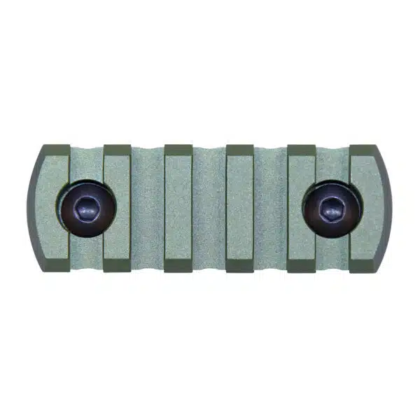 Mint green M-LOK rail section for versatile firearm accessory mounting.
