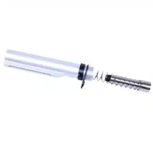 AR 9mm Cal MIL-SPEC Buffer Tube Set in Anodized Clear finish with spring and buffer weight