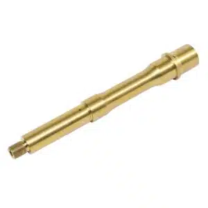 7.5 inch 5.56mm 1:7 twist barrel with gold titanium nitride finish