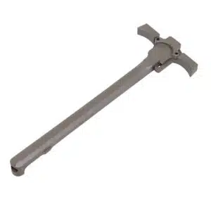 AR-15 charging handle in Flat Dark Earth finish with extended ambidextrous latches