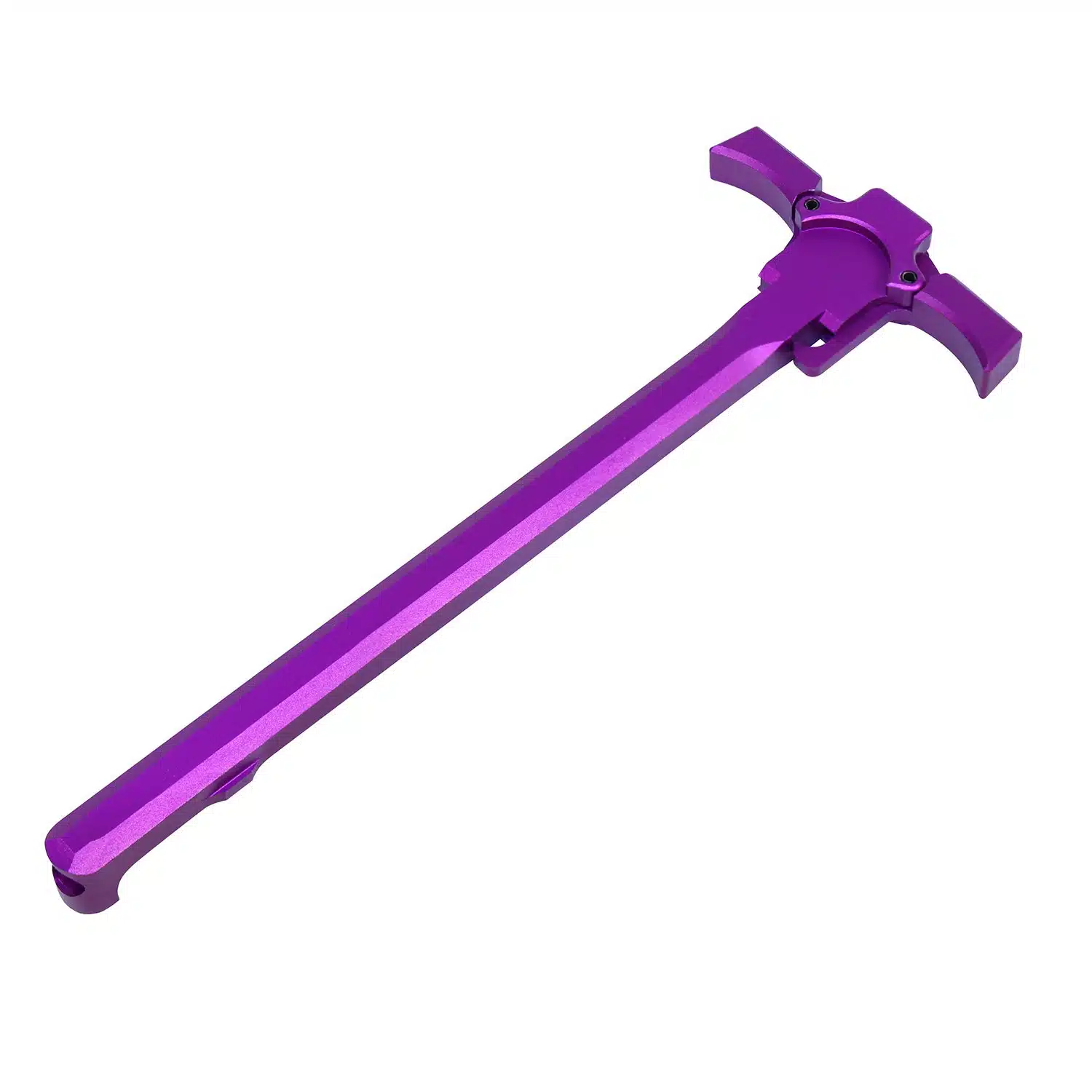 Anodized Purple AR-15 Charging Handle with Quick Engage levers