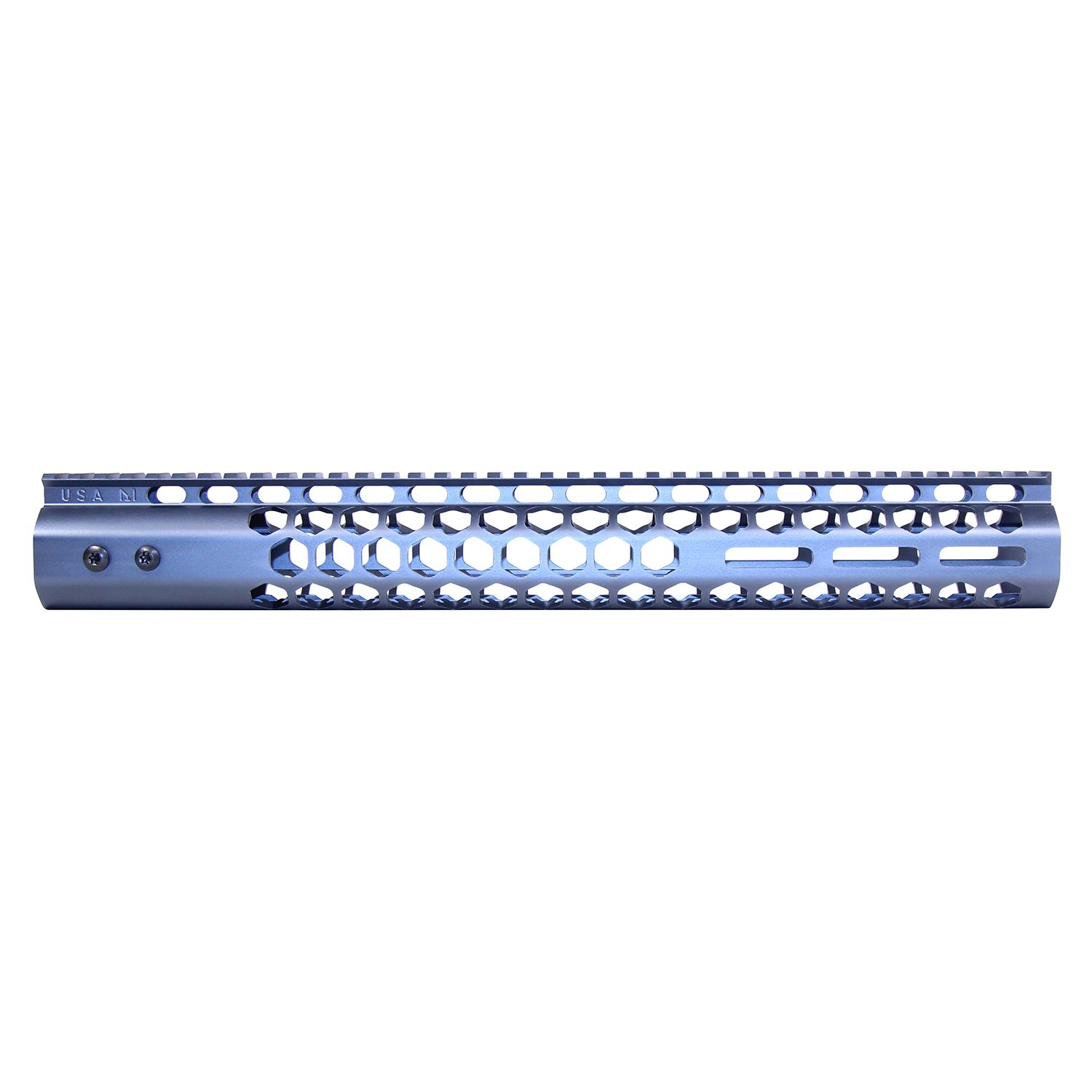 15" .308 Honeycomb Series M-LOK Free Floating Handguard in Anodized Grey