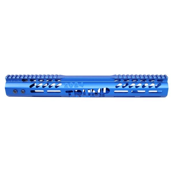 308 Cal 15" Trump Free Floating Handguard in Anodized Blue