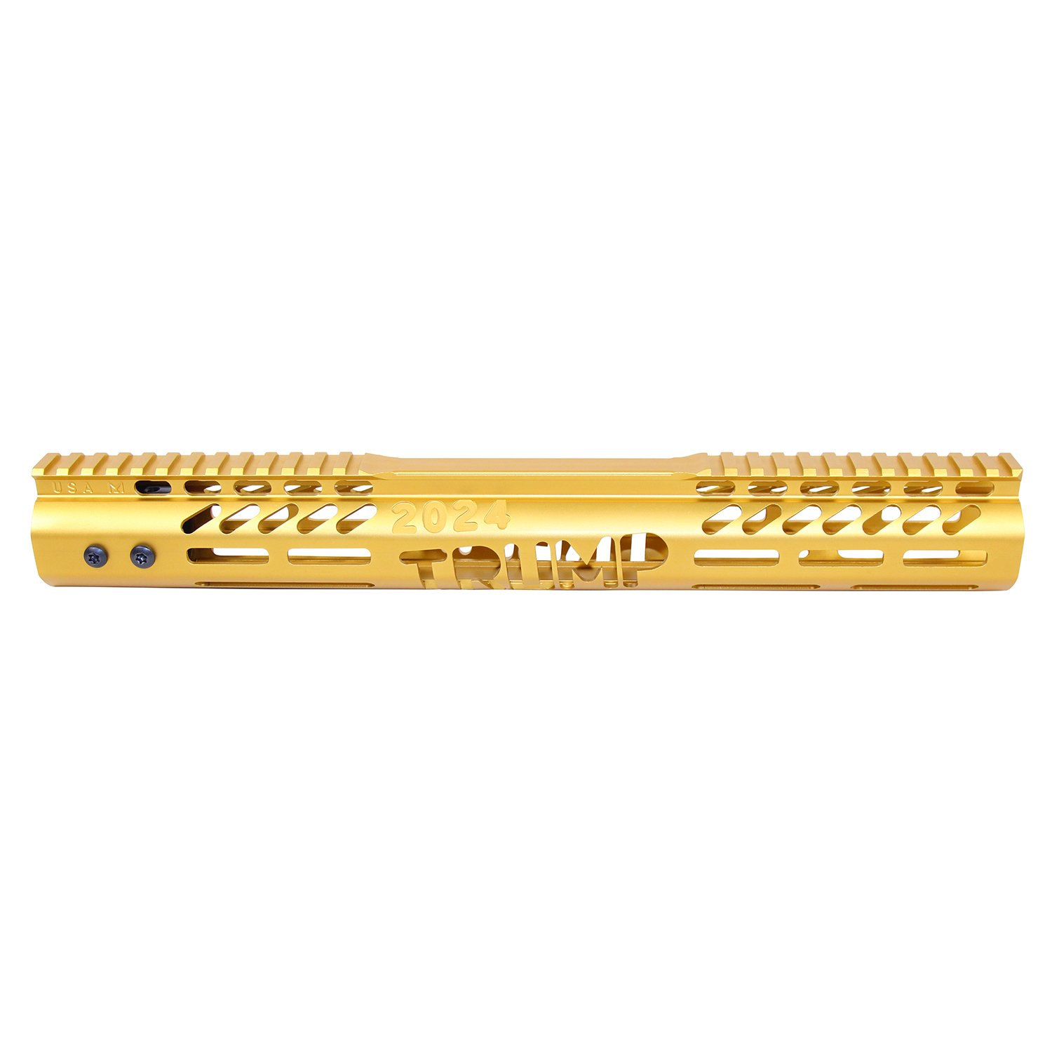 308 Cal 15" Trump Free Floating Handguard in Anodized Gold