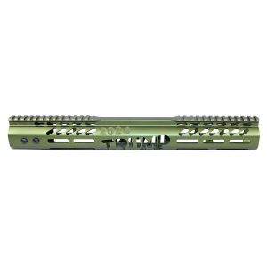 308 Cal 15" Trump Free Floating Handguard in Anodized Green