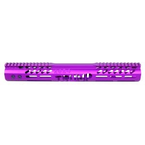 308 Cal 15" Trump Free Floating Handguard in Anodized Purple