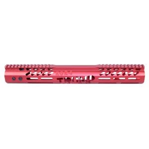 308 Cal 15" Trump Free Floating Handguard in Anodized Red