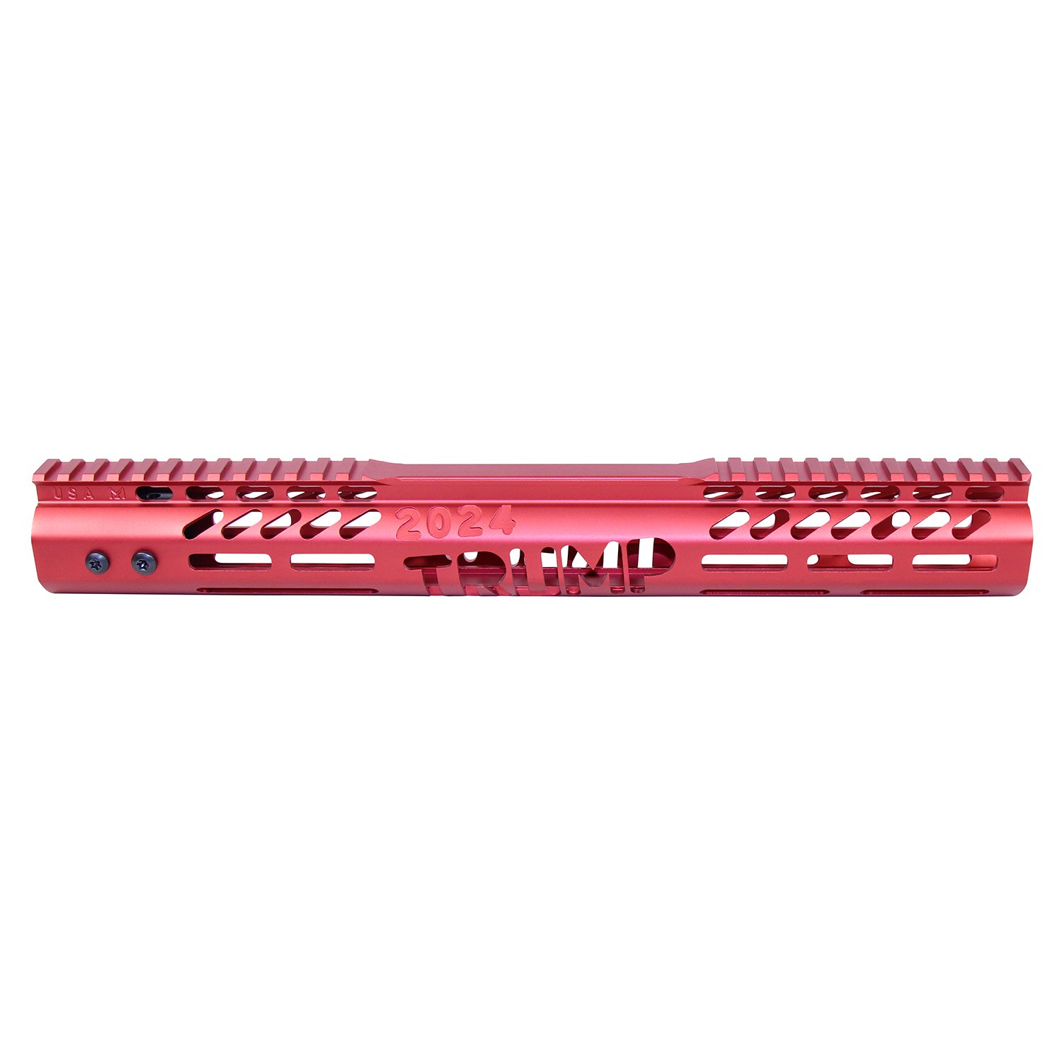 308 Cal 15" Trump Free Floating Handguard in Anodized Red