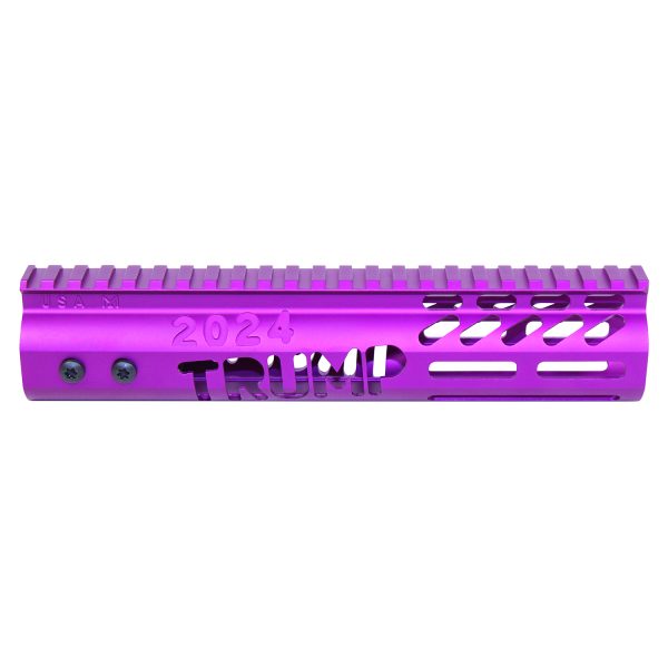 9" Trump M-LOK System Free Floating Handguard in Anodized Purple