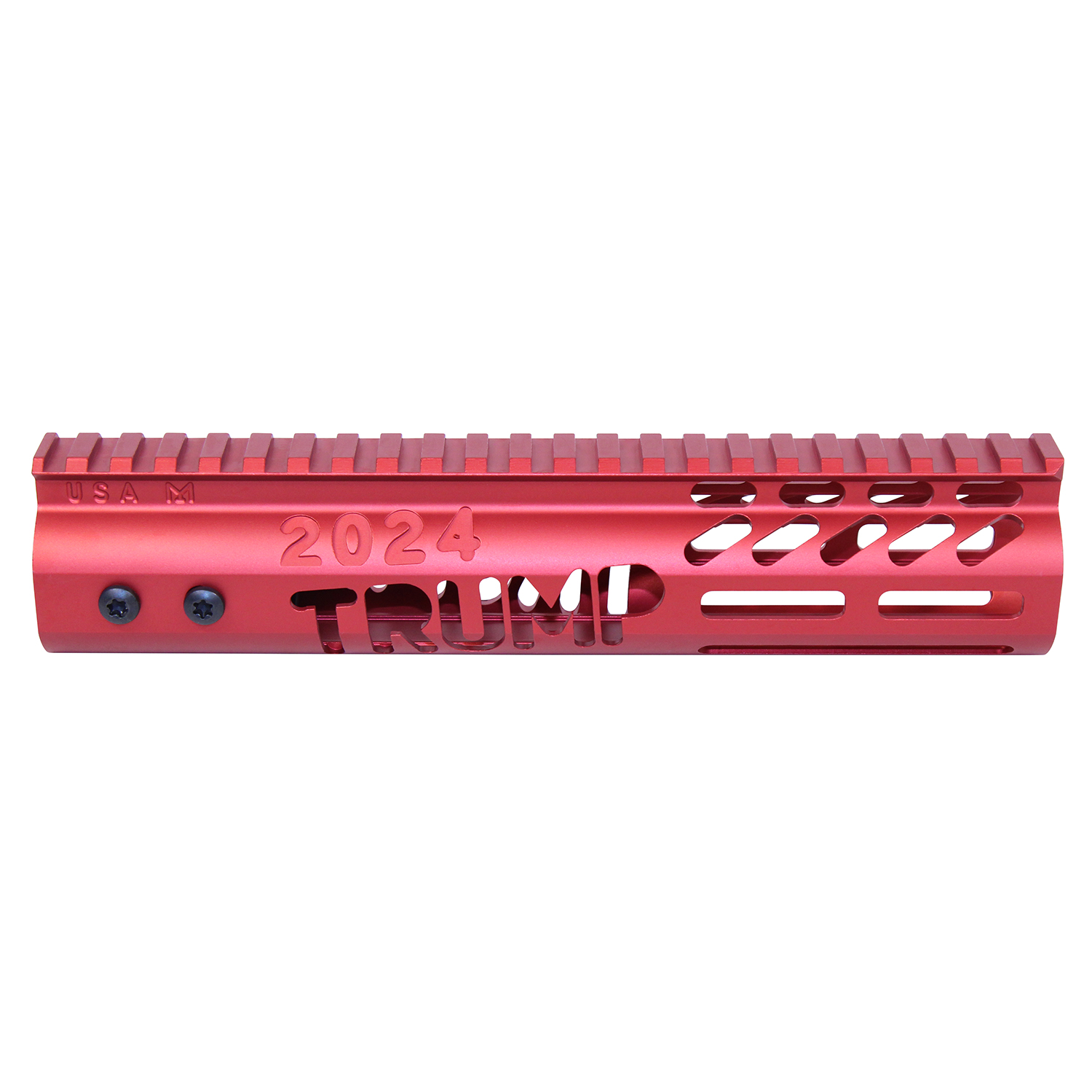 9" Trump M-LOK System Free Floating Handguard in Anodized Red