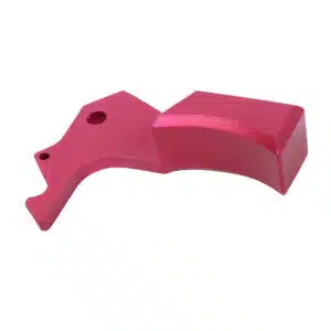 Anodized rose AR-15 Gen 5 charging handle latch