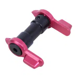 AR-15 multi degree short throw ambi safety in anodized rose finish