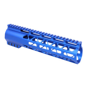 10" .308 Diamond Series M-LOK Compression Free Floating Handguard in Anodized Blue