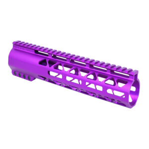 10" AR-308 Diamond Series M-LOK Compression Free Floating Handguard in Anodized Purple