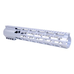 12" AR-308 Diamond Series M-LOK Compression Free Floating Handguard in Anodized Clear