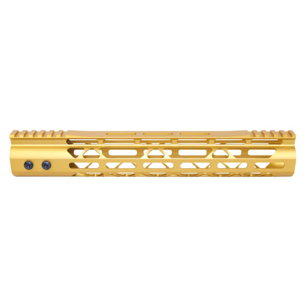 12" Mod Lite Skeletonized M-LOK Free Floating Handguard in Anodized Gold