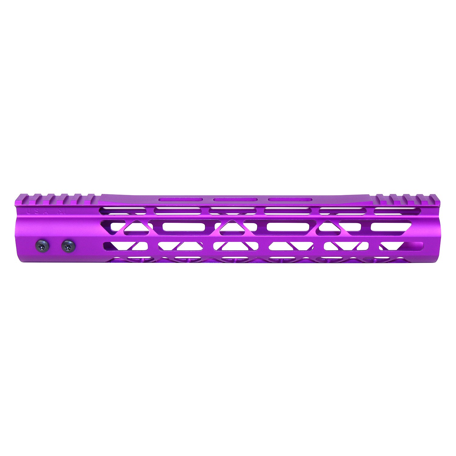 12" Mod Lite Skeletonized M-LOK Free Floating Handguard in Anodized Purple